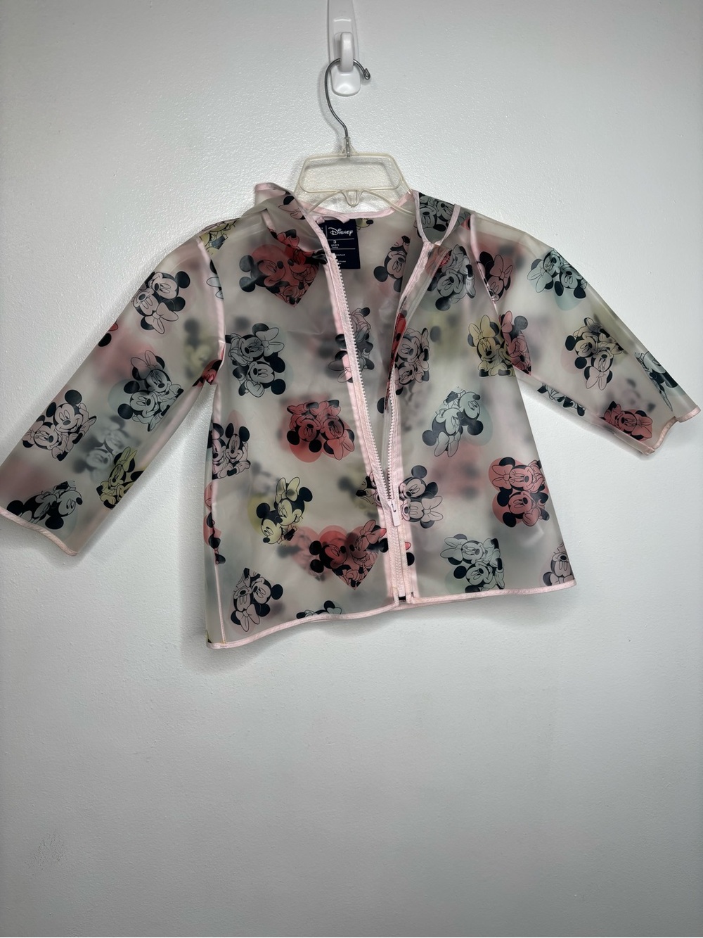Baby Gap x Disney Mickey and Minnie Rain Jacket Size 3 Years